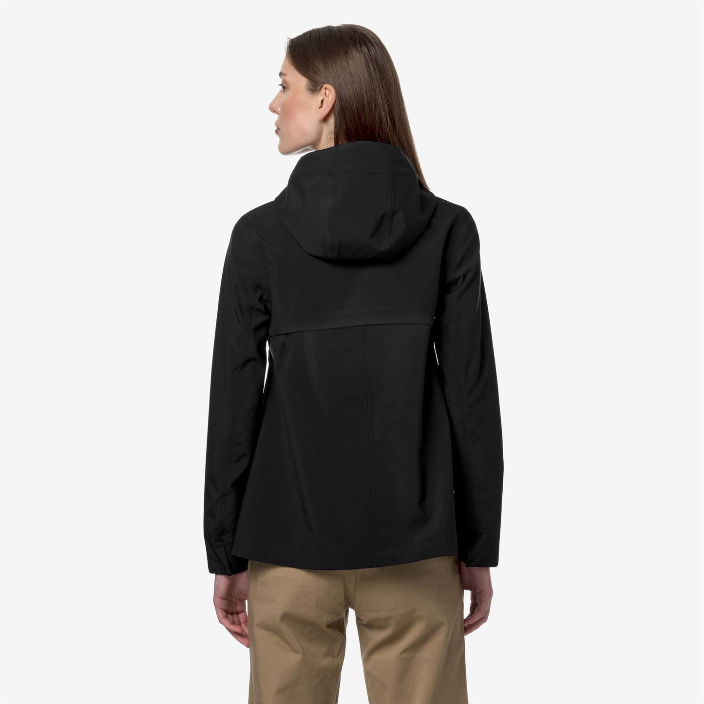 K-WAY Women's Jacket MADALINA BONDED JERSEY K3137GW Black Pure USY