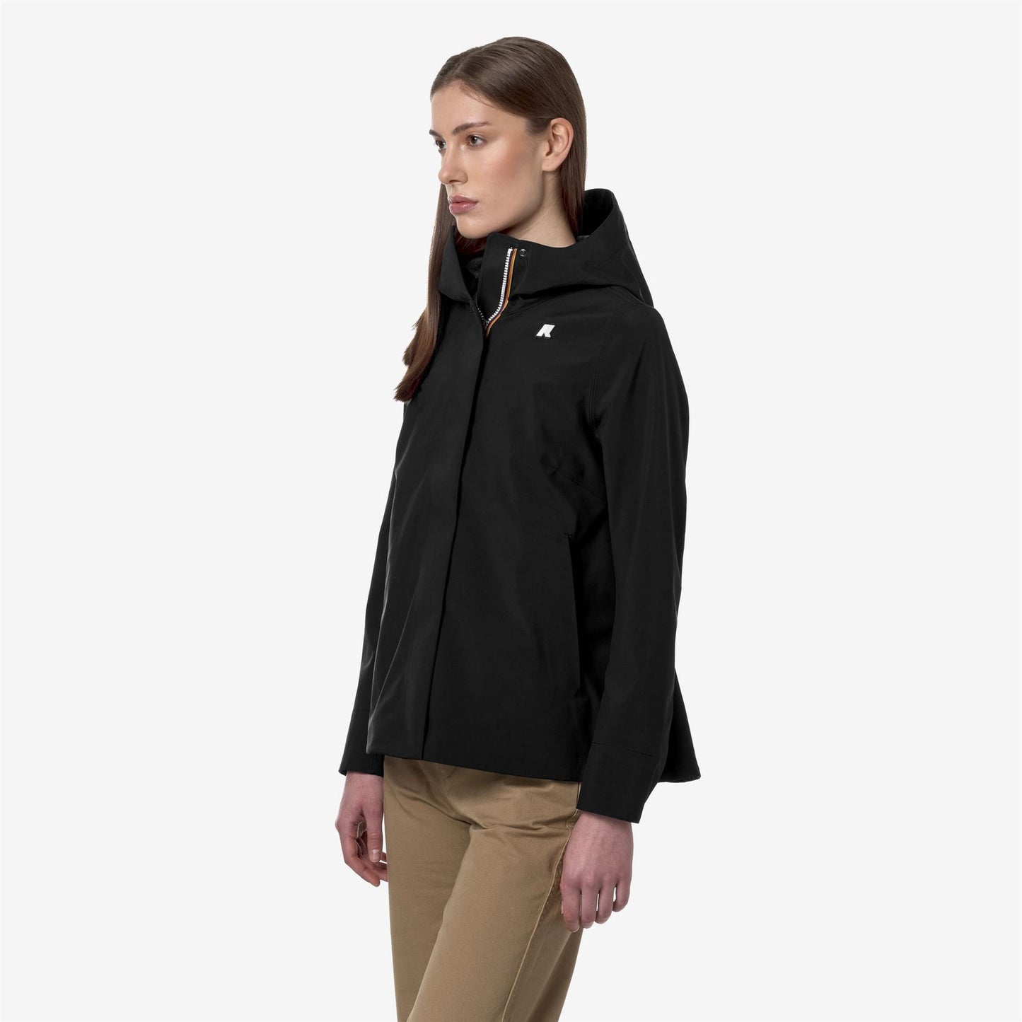 K-WAY Women's Jacket MADALINA BONDED JERSEY K3137GW Black Pure USY