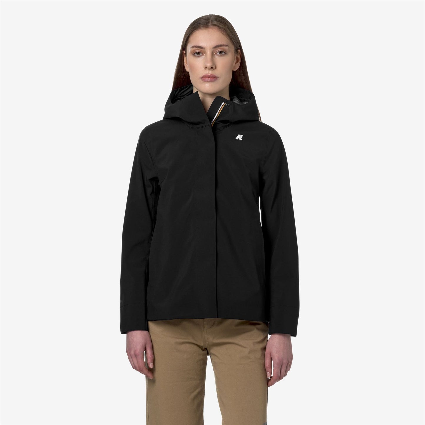 K-WAY Women's Jacket MADALINA BONDED JERSEY K3137GW Black Pure USY