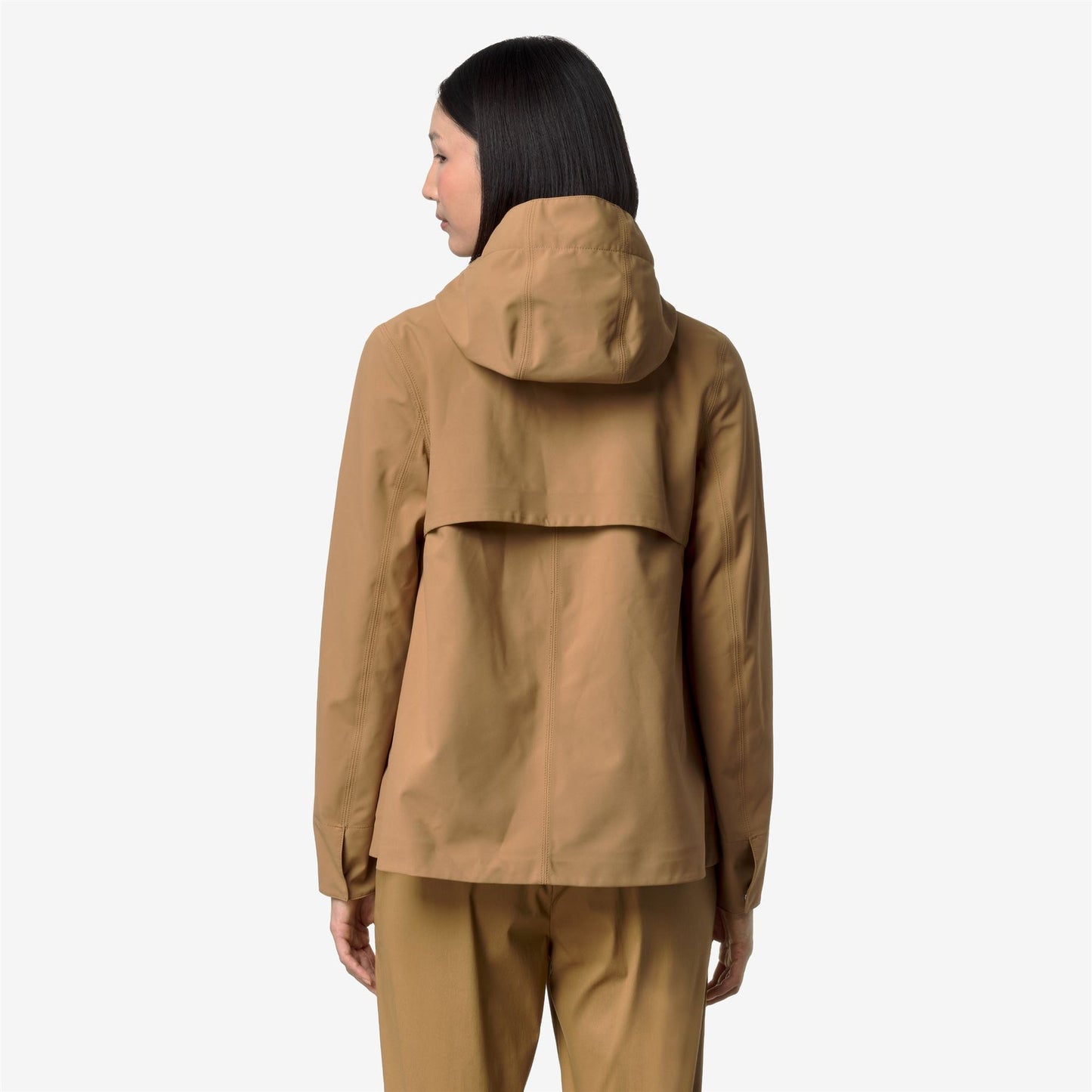 K-WAY Giubbino Donna MADALINA BONDED JERSEY K3137GW Brown Bistre V04