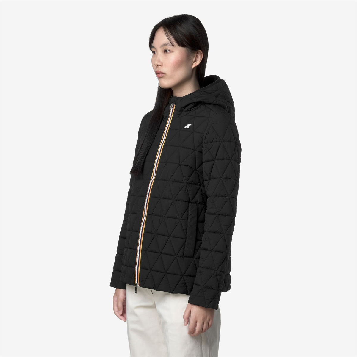 K-WAY Giubbino Donna MADLAINE DIAMOND QUILTED WARM K2136FW Black Pure USY