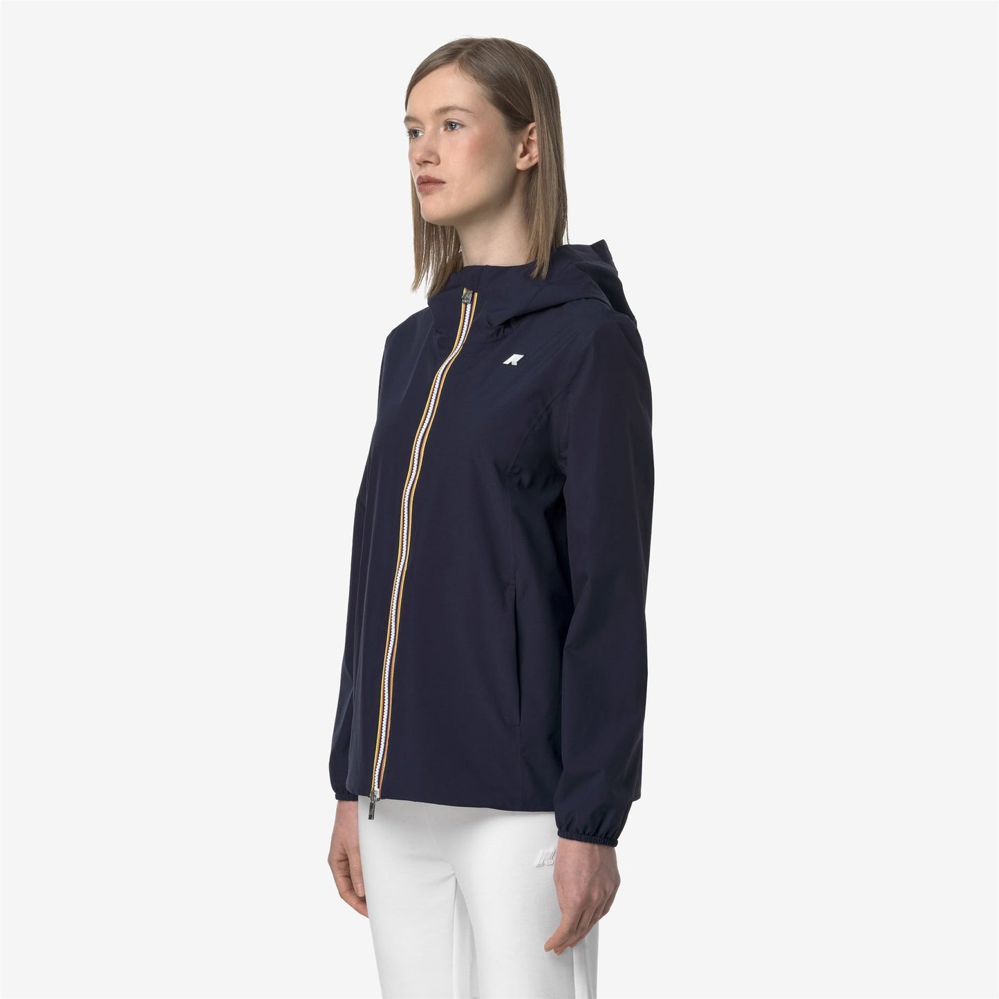 K-WAY Women's Jacket MARGUERITE STRETCH POLY JERSEY K8138PW Blue Depth K89