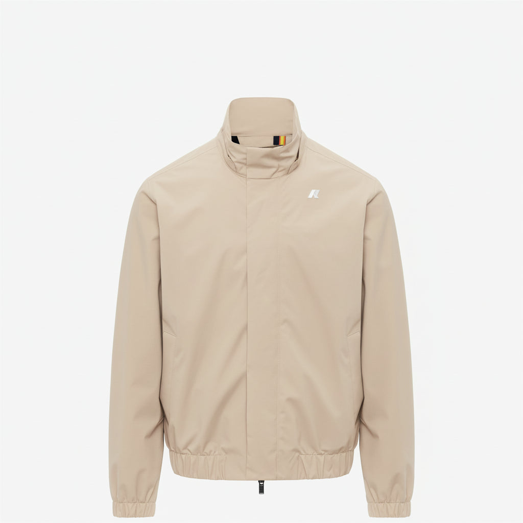 K-WAY Giubbino Uomo AURENE STRETCH 2L K71519W Beige LT 634