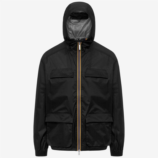 K-WAY Giubbino Uomo CLAD EXTRA LIGHT 3L K3134GW Black Pure USY