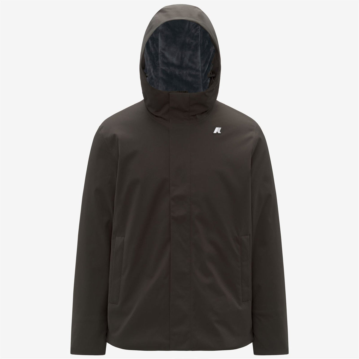 K-WAY Giubbino Uomo JACKO TWILL MARMOTTA K8133DW Black Olive Blue Airforce B2V