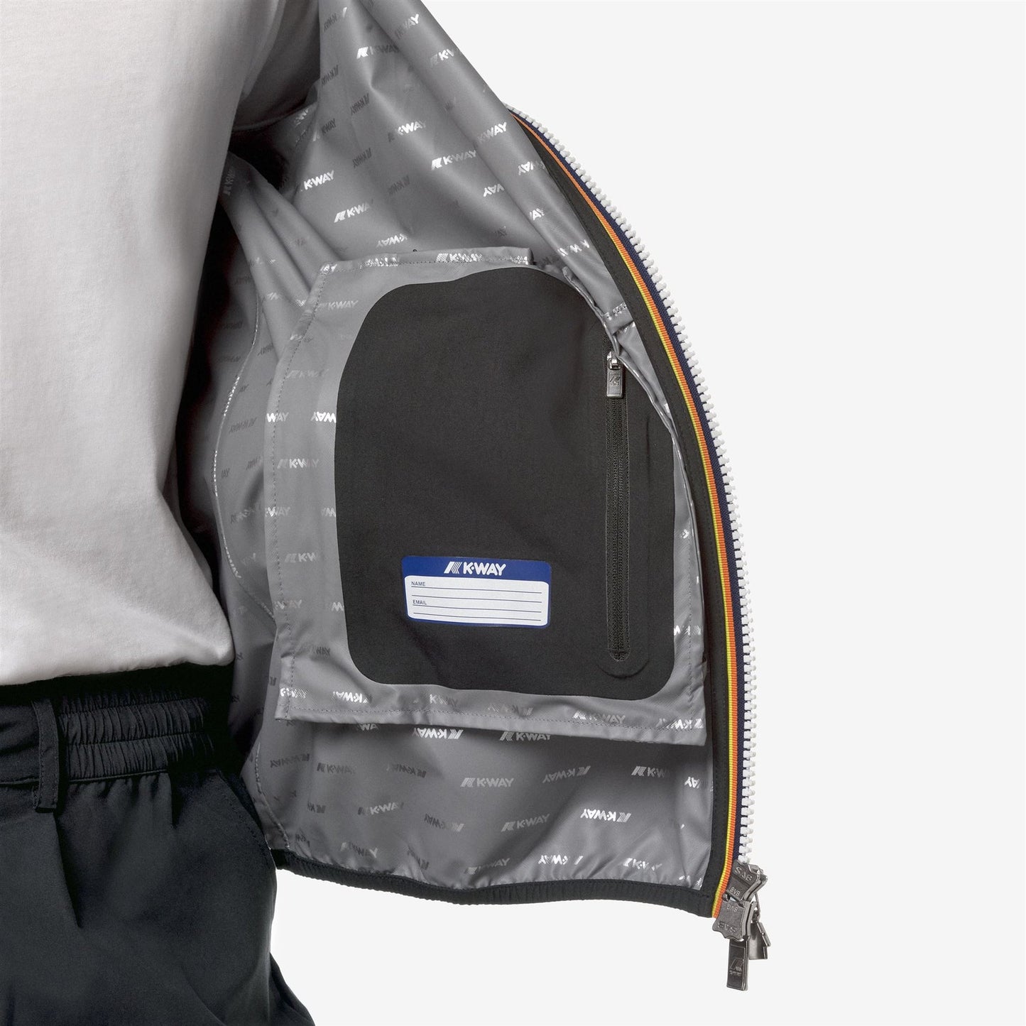 K-WAY Giubbino Uomo JACK STRETCH DOT K5127QW Black Pure USY