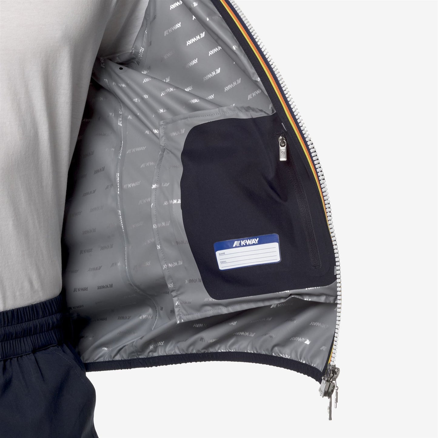 K-WAY Giubbino Uomo JACK STRETCH DOT K5127QW Blue DepthTH