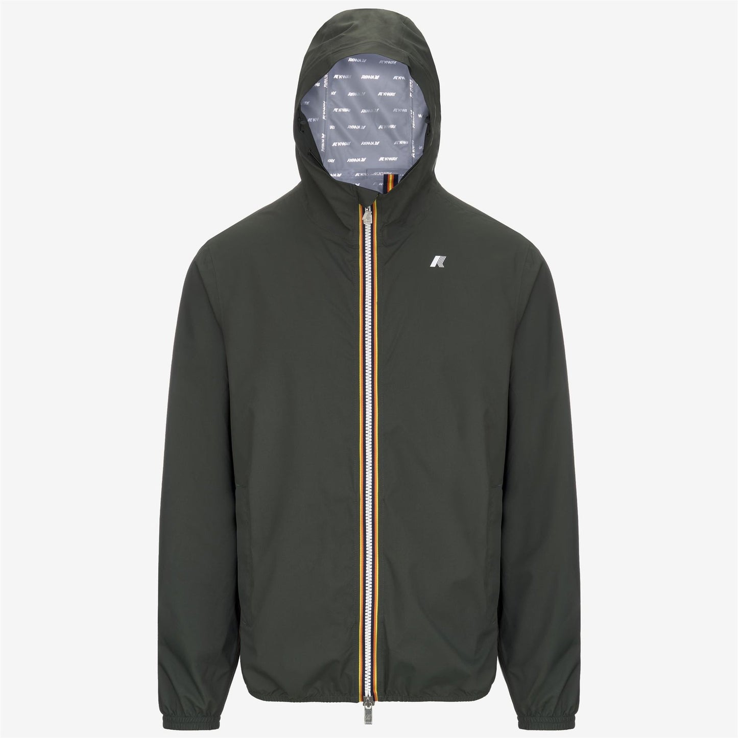 K-WAY Giubbino Uomo JACK STRETCH DOT K5127QW GREEN BLACKISH WMR