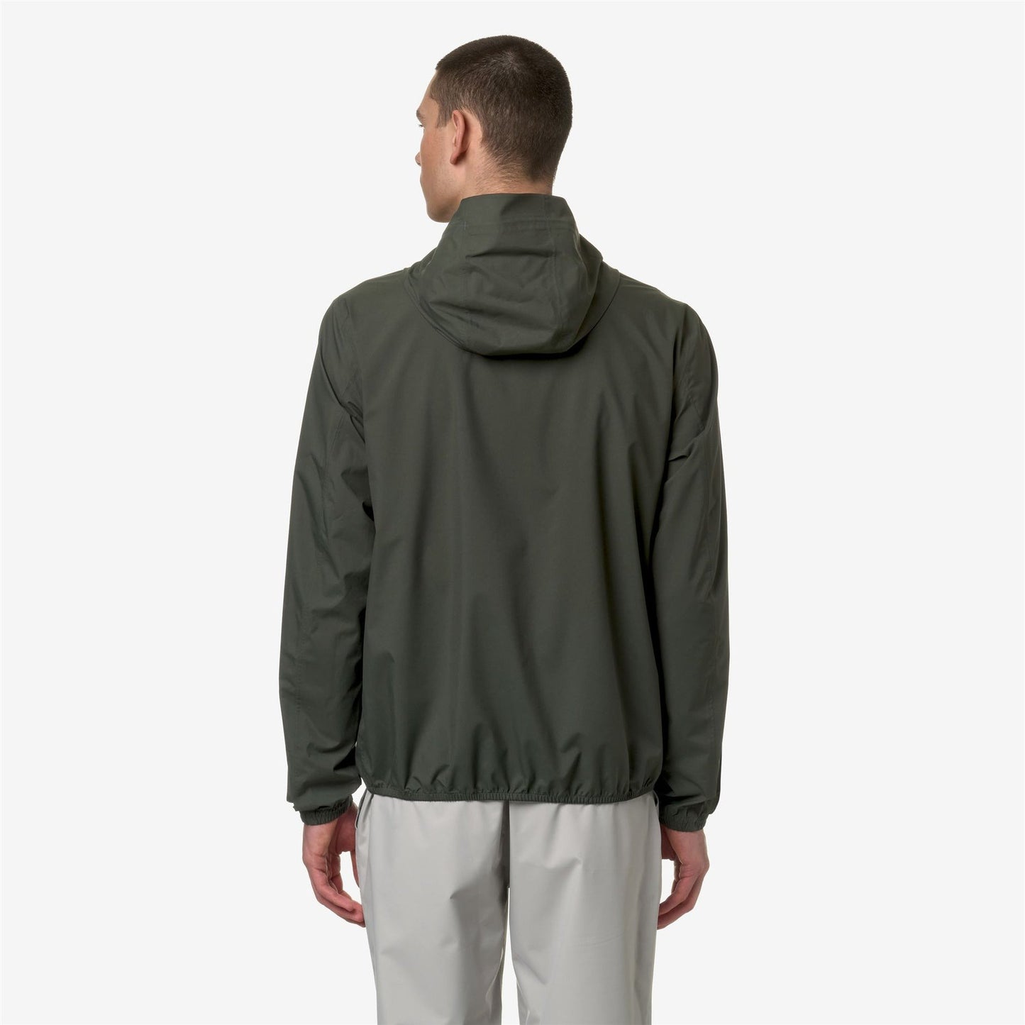 K-WAY Giubbino Uomo JACK STRETCH DOT K5127QW GREEN BLACKISH WMR