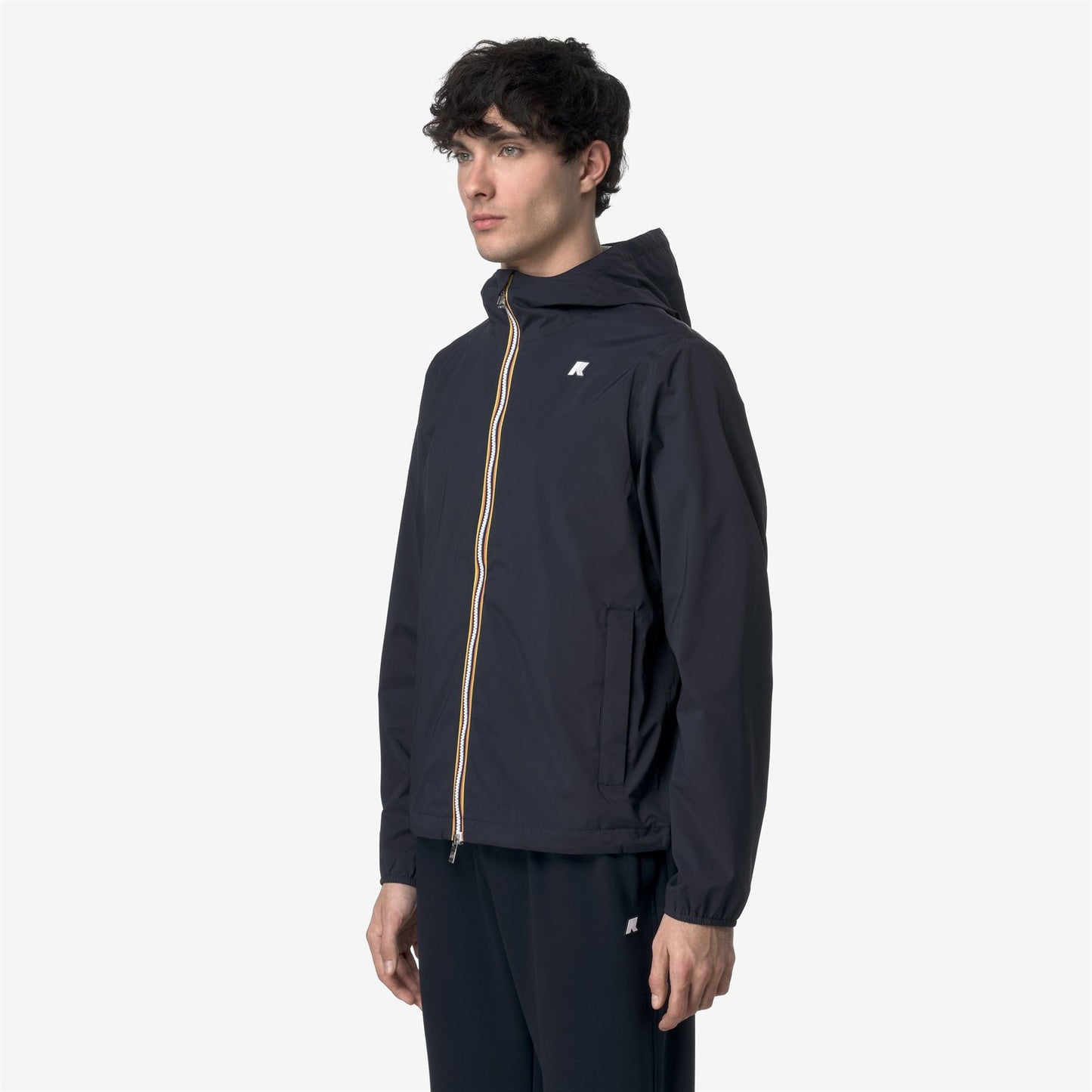 K-WAY Men's Jacket JACK STRETCH NYLON JERSEY K3123UW Blue Depth K89
