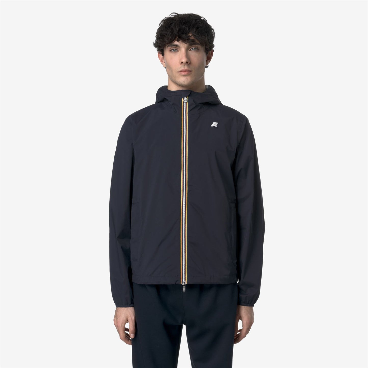 K-WAY Men's Jacket JACK STRETCH NYLON JERSEY K3123UW Blue Depth K89