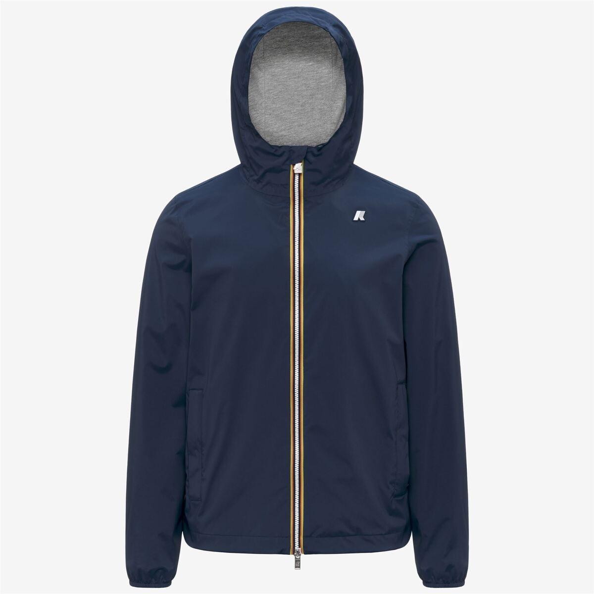 K-WAY Men's Jacket JACK STRETCH NYLON JERSEY K3123UW Blue Insignia B67