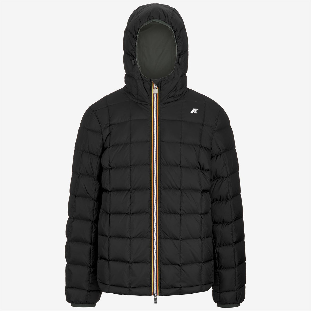 K-WAY Giubbino Uomo JACK ST THERMO DOUBLE K8127WW Green Blackish Black Pure AGQ