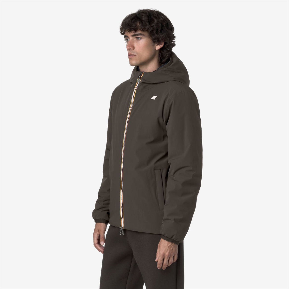 K-WAY Giubbino Uomo JACK ST WARM DOUBLE K6128VW Black Olive Green DDQ