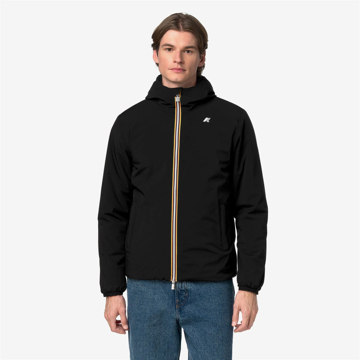 K-WAY Giubbino Uomo JACK ST WARM DOUBLE K6128VW Black Pure  Beige Khaki DBN