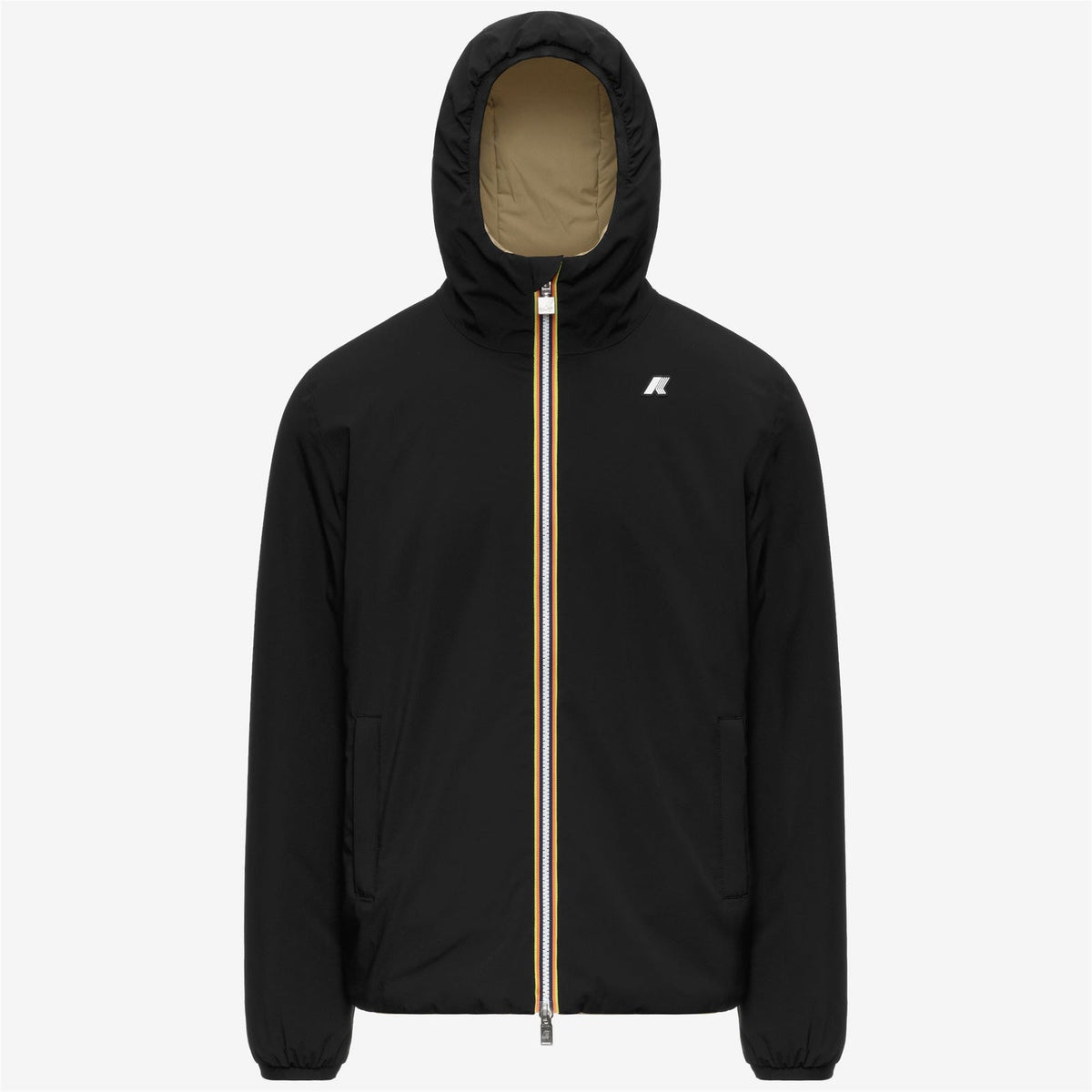 K-WAY Giubbino Uomo JACK ST WARM DOUBLE K6128VW Black Pure  Beige Khaki DBN