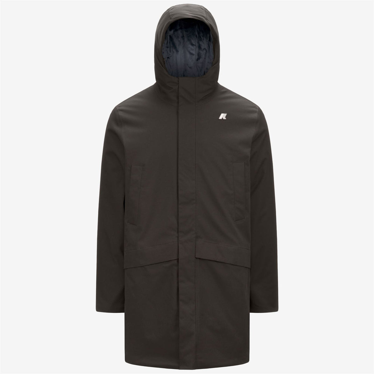 K-WAY Giubbino Uomo JARNO TWILL MARMOTTA K8133FW Black Olive Blue Airforce B2V