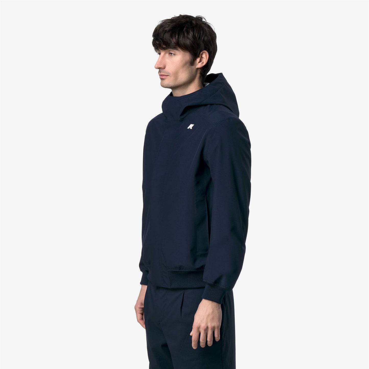 K-WAY Men's Jacket JOACHIM BONDED JERSEY K2145MW Blue Depth K89