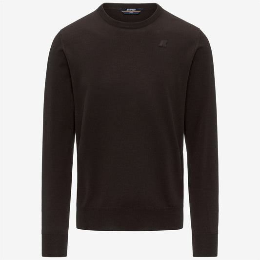 K-WAY Maglia Uomo SEBASTIEN MERINO K2142EW Black Coffee 260