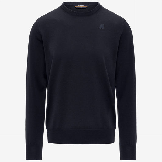 K-WAY Maglia Uomo SEBASTIEN MERINO K2142EW Blue Depht K89