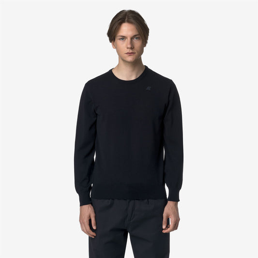 K-WAY Maglia Uomo SEBASTIEN MERINO K2142EW Blue Depht K89