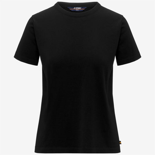 K-WAY Maglia m/c Donna LASCAUX K11712W Black Pure USY