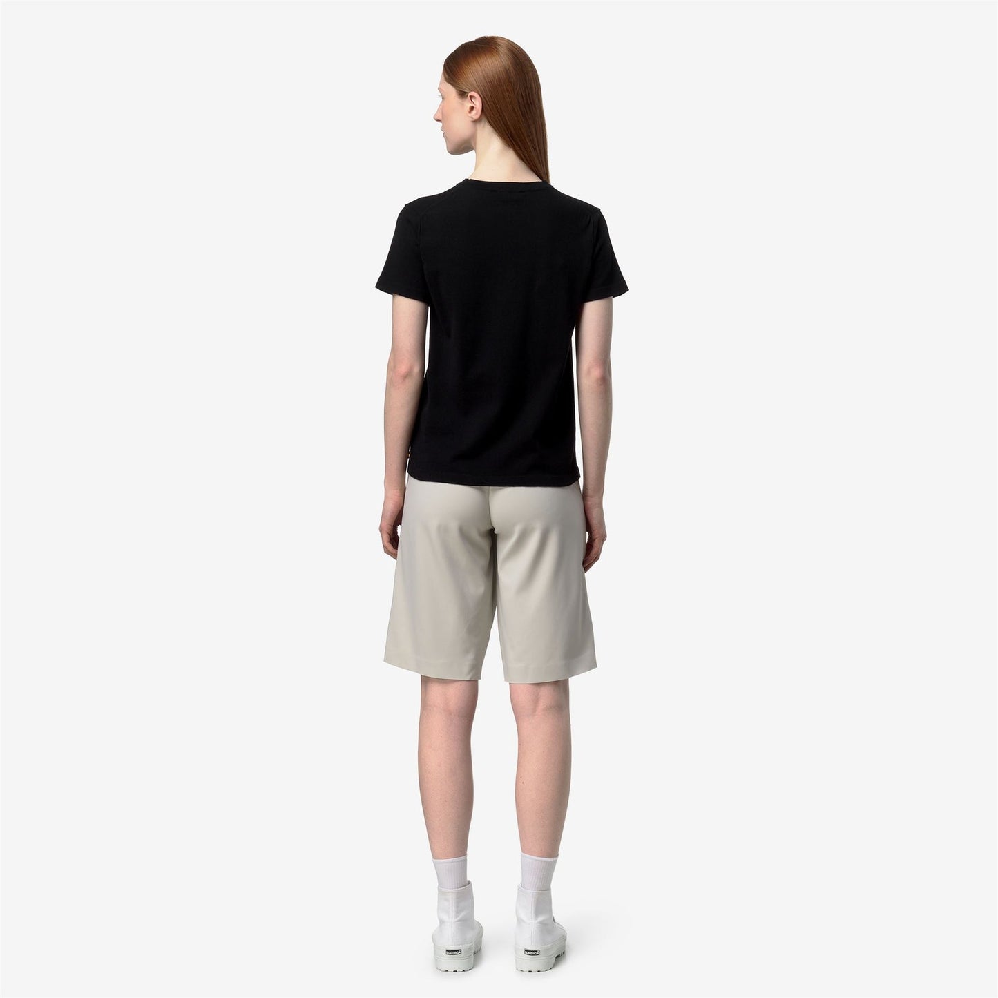 K-WAY Women's Short-Sleeve Top LASCAUX K11712W Black Pure USY