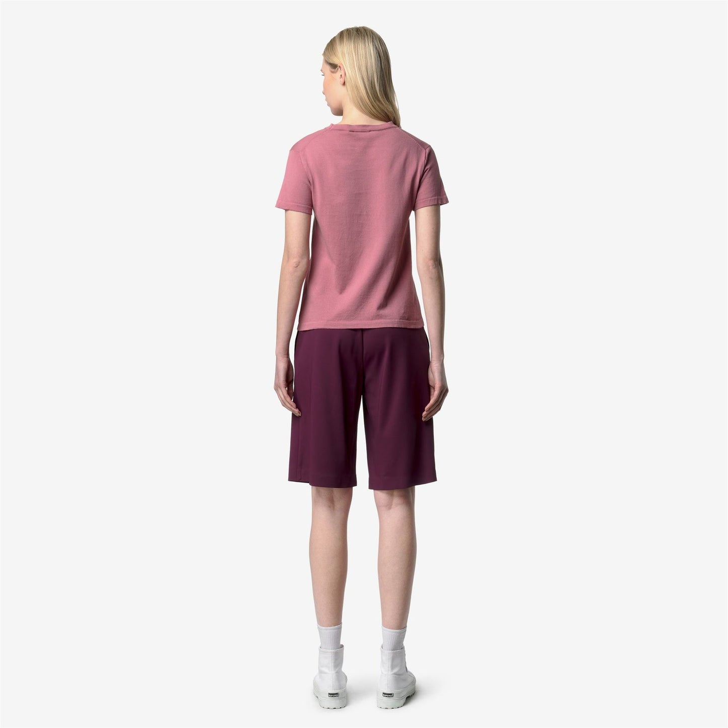 K-WAY Women's S/S T-Shirt LASCAUX K11712W Violet Pinkish WH7