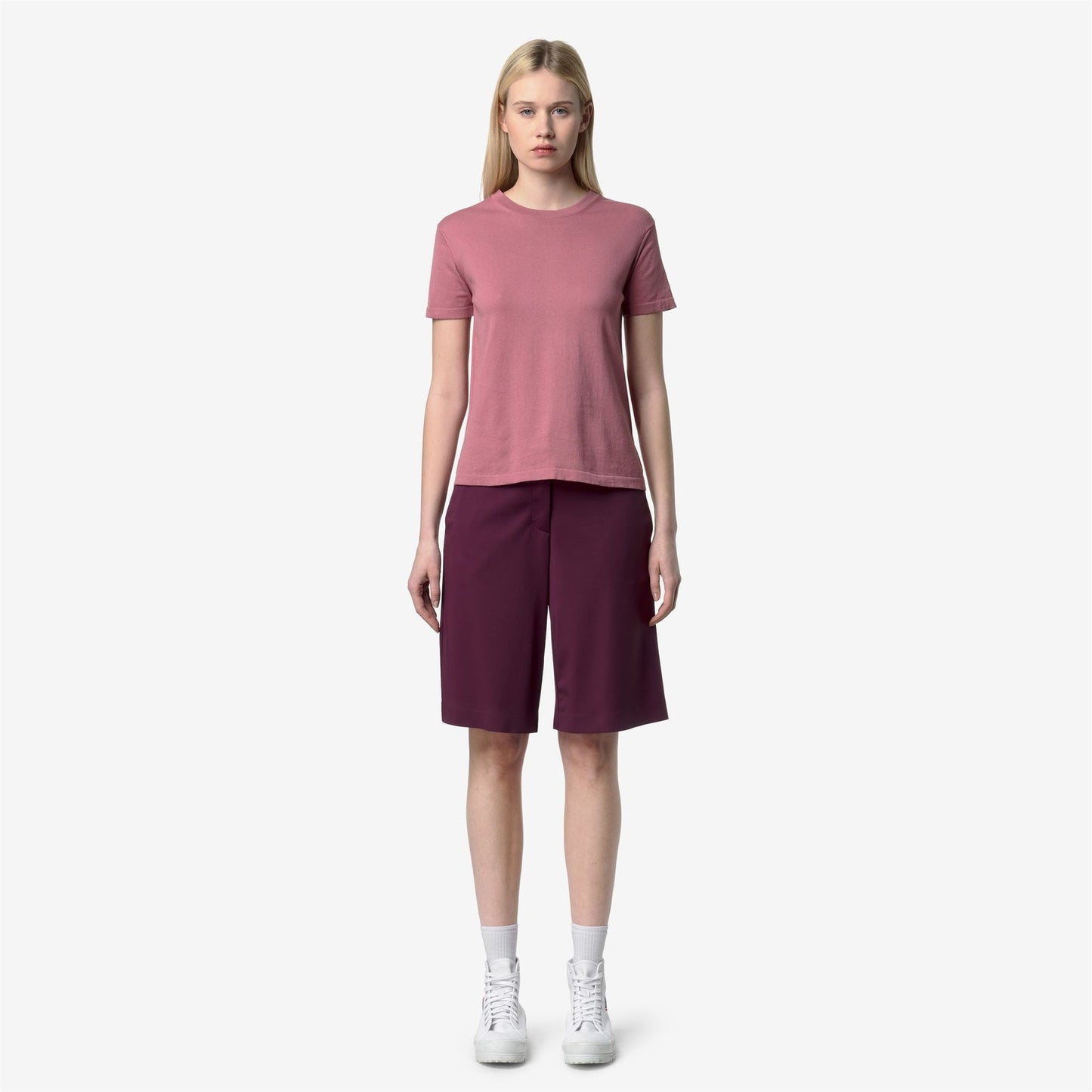 K-WAY Women's S/S T-Shirt LASCAUX K11712W Violet Pinkish WH7
