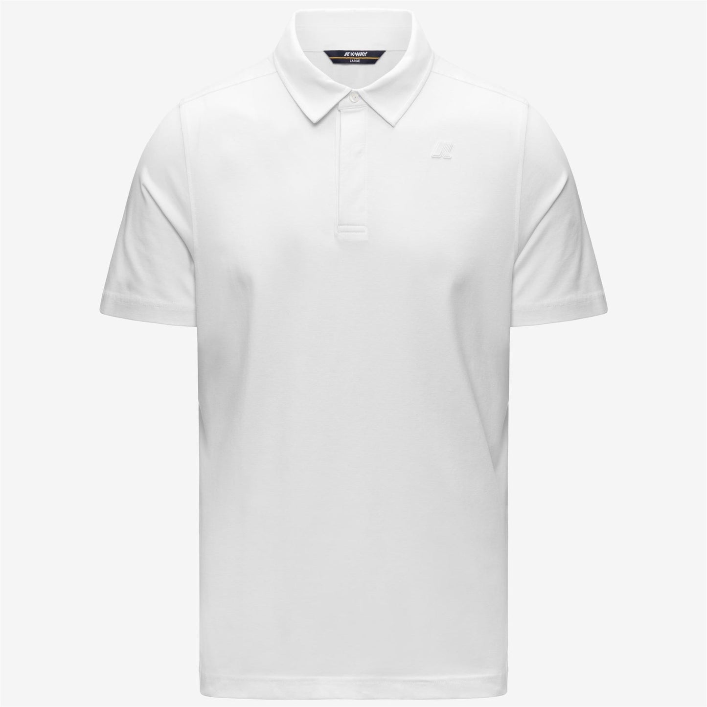 K-WAY Polo Uomo VIGGO LT STRETCH JERSEY SLIM K5134FW White 001