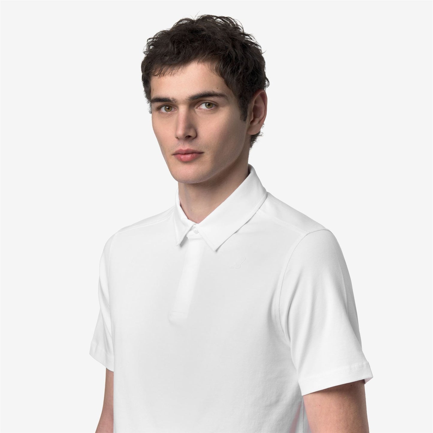 K-WAY Polo Uomo VIGGO LT STRETCH JERSEY SLIM K5134FW White 001