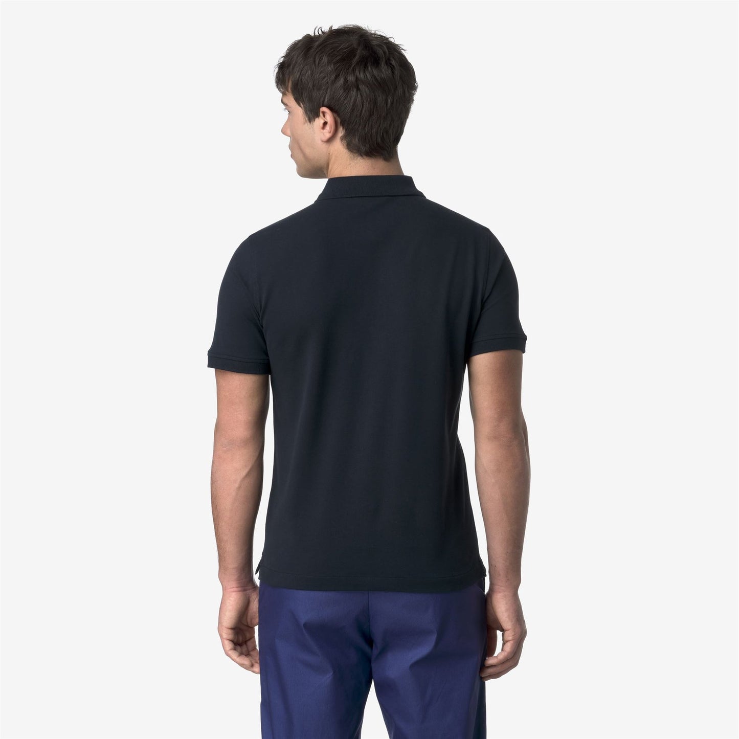 K-WAY Polo Uomo VINNIE PIQUE SLIM K1125CW Blue Depth K89