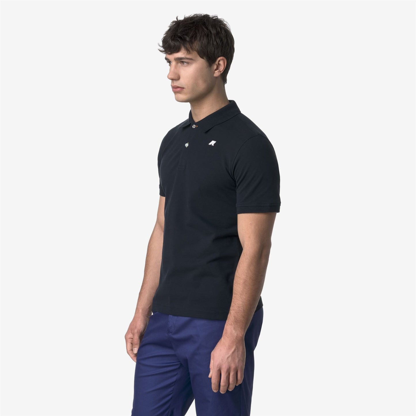 K-WAY Polo Uomo VINNIE PIQUE SLIM K1125CW Blue Depth K89
