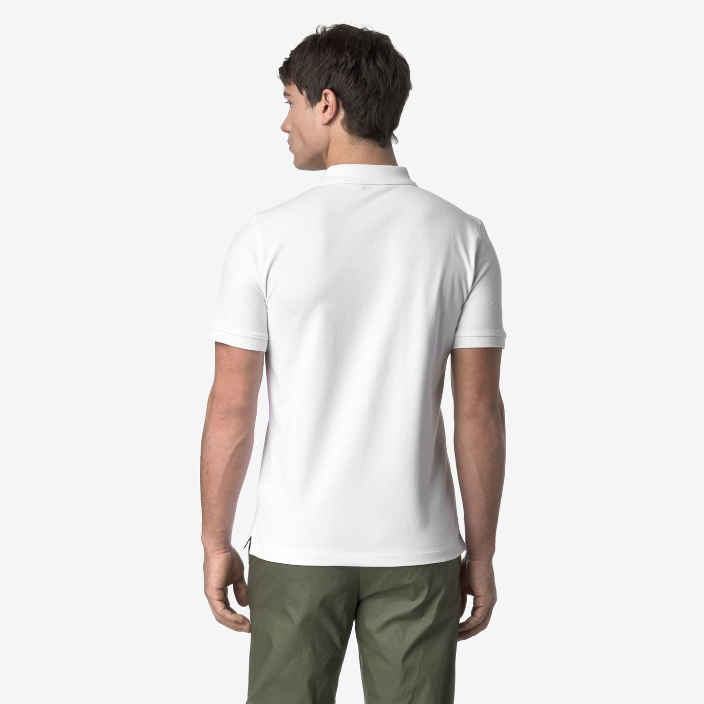 K-WAY Polo Uomo VINNIE PIQUE SLIM K1125CW White 001
