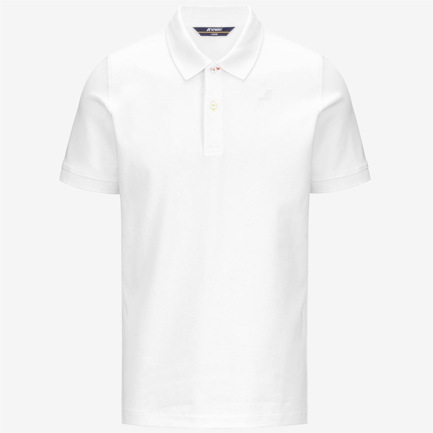 K-WAY Polo Uomo VINNIE PIQUE SLIM K1125CW White 001