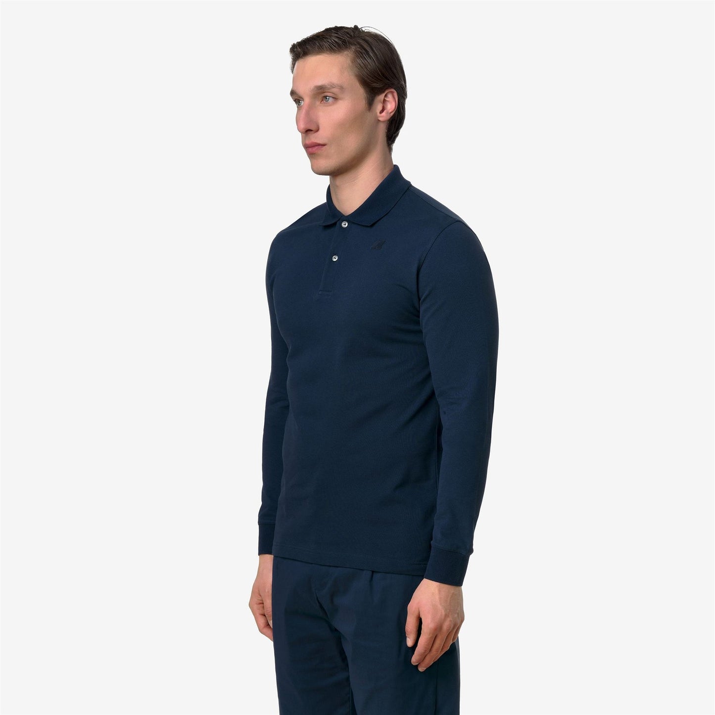 K-WAY Polo m/l Uomo MONJU PIQUE SLIM K1125GW Blue Insignia B67