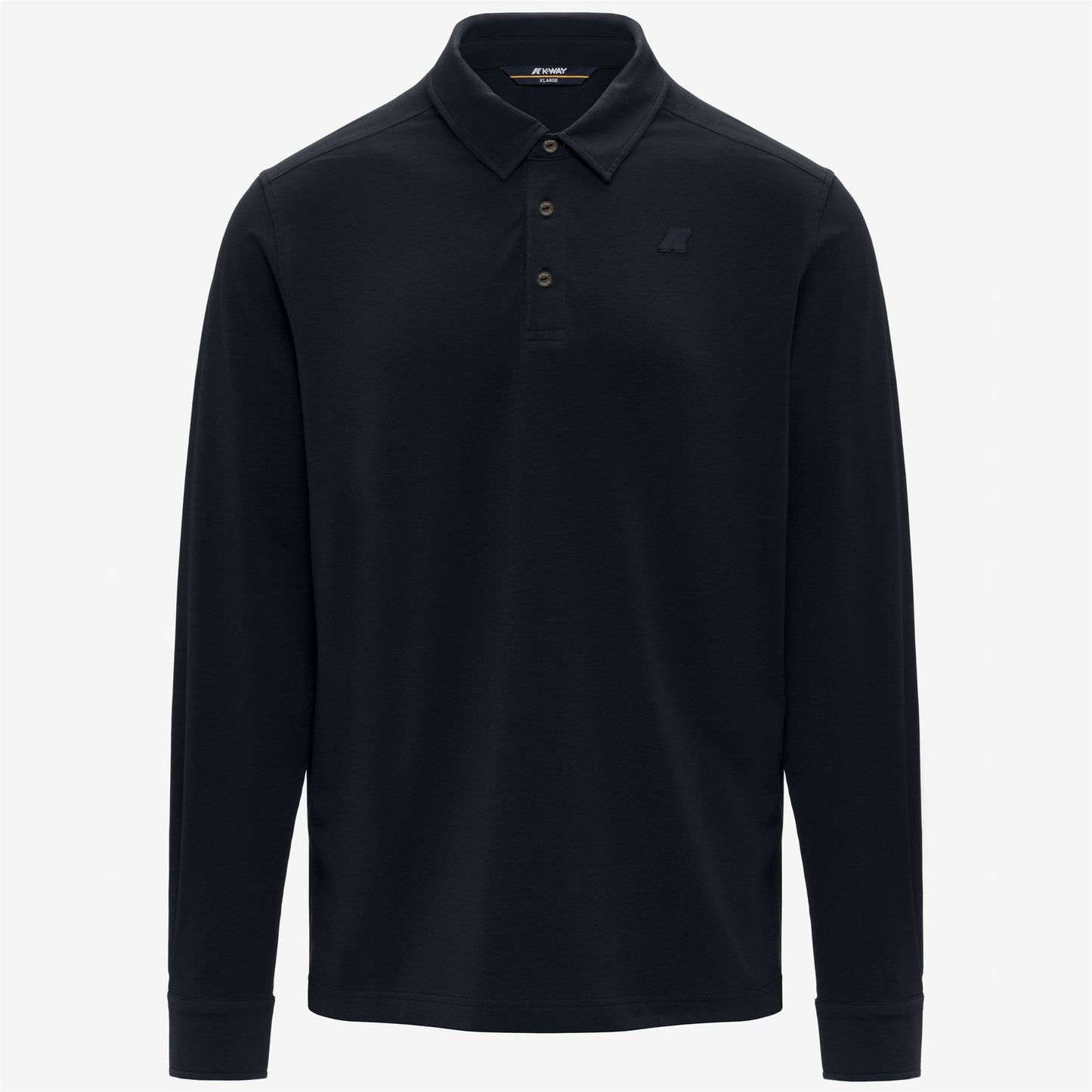 K-WAY Men's Polo Tibor LT Stretch Jersey Slim K2142PW Blue Depth K89