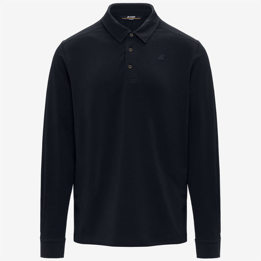 K-WAY Polo m/l Uomo TIBOR LT STRETCH JERSEY SLIM K2142PW Blue Depth K89