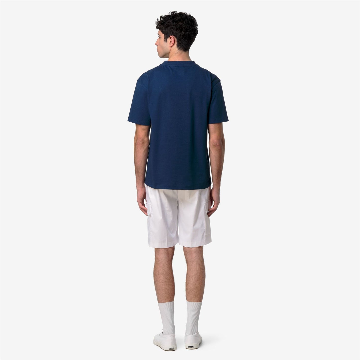 K-WAY T-Shirt Uomo SOLO JERSEY HISTORY K71357W Blue Insignia B67