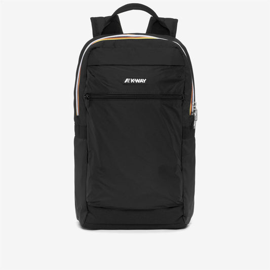 K-WAY Unisex Backpack MID LAON K8148CW Black Pure USY