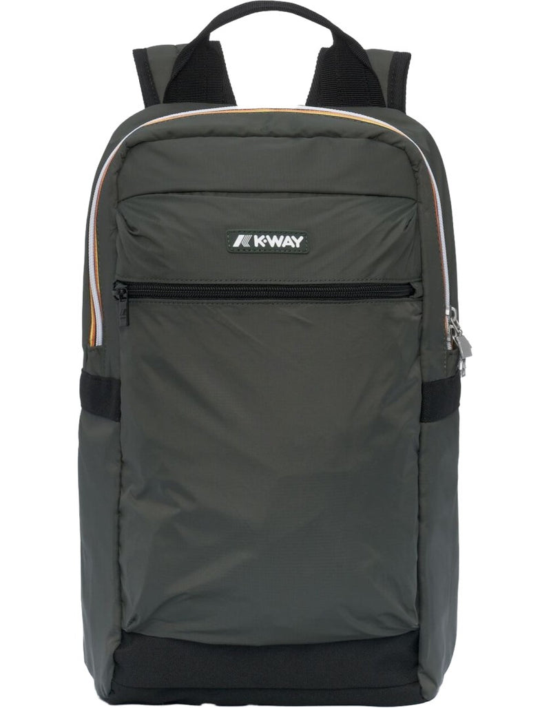 K-WAY Zaino Unisex MID LAON K8148CW Green Blackish WMR