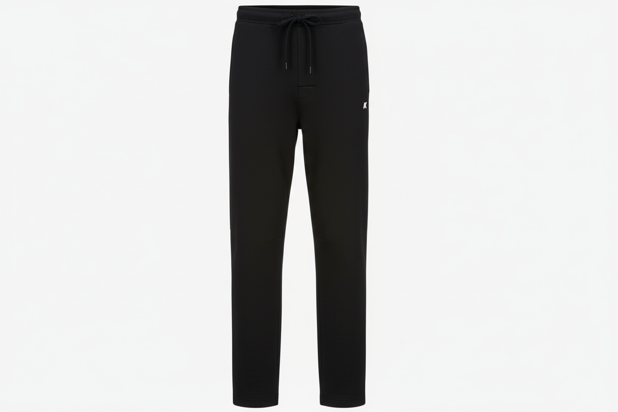K-WAY Men's Trousers MICKA LIGHT SPACER K8134IW Black Pure USY