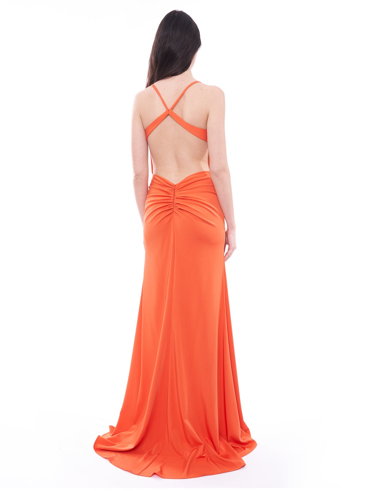 KUEA Long Dress DX24302 Orange