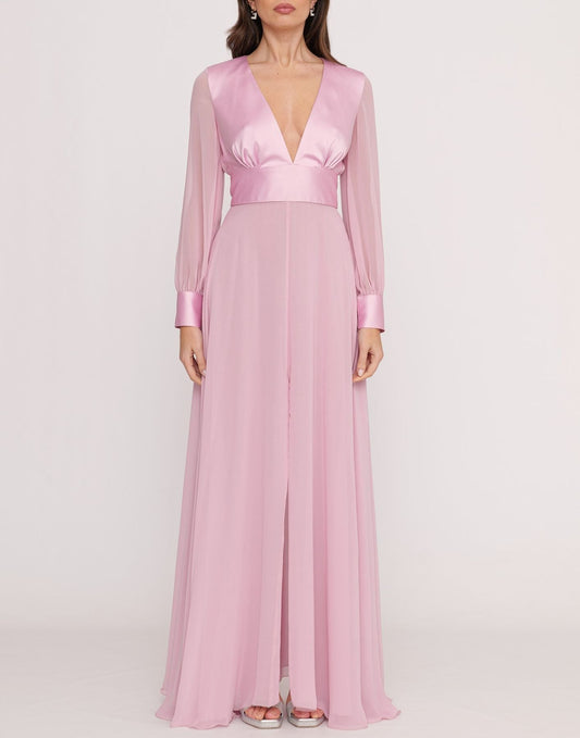 KUEA Abito Donna Lungo SK0624 Rosa