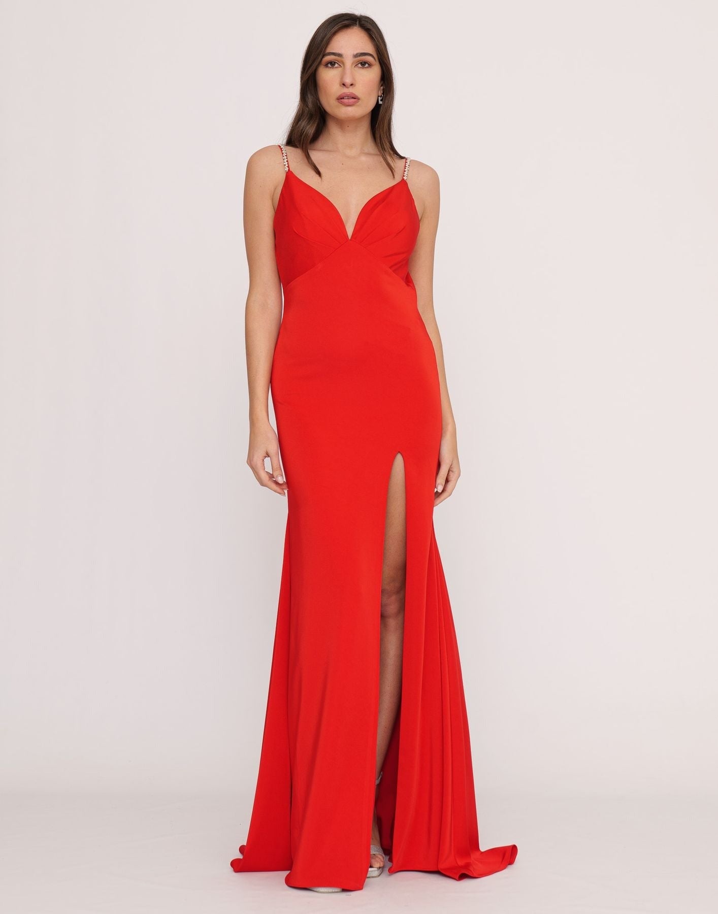 KUEA Long Dress SP23016-1 Red