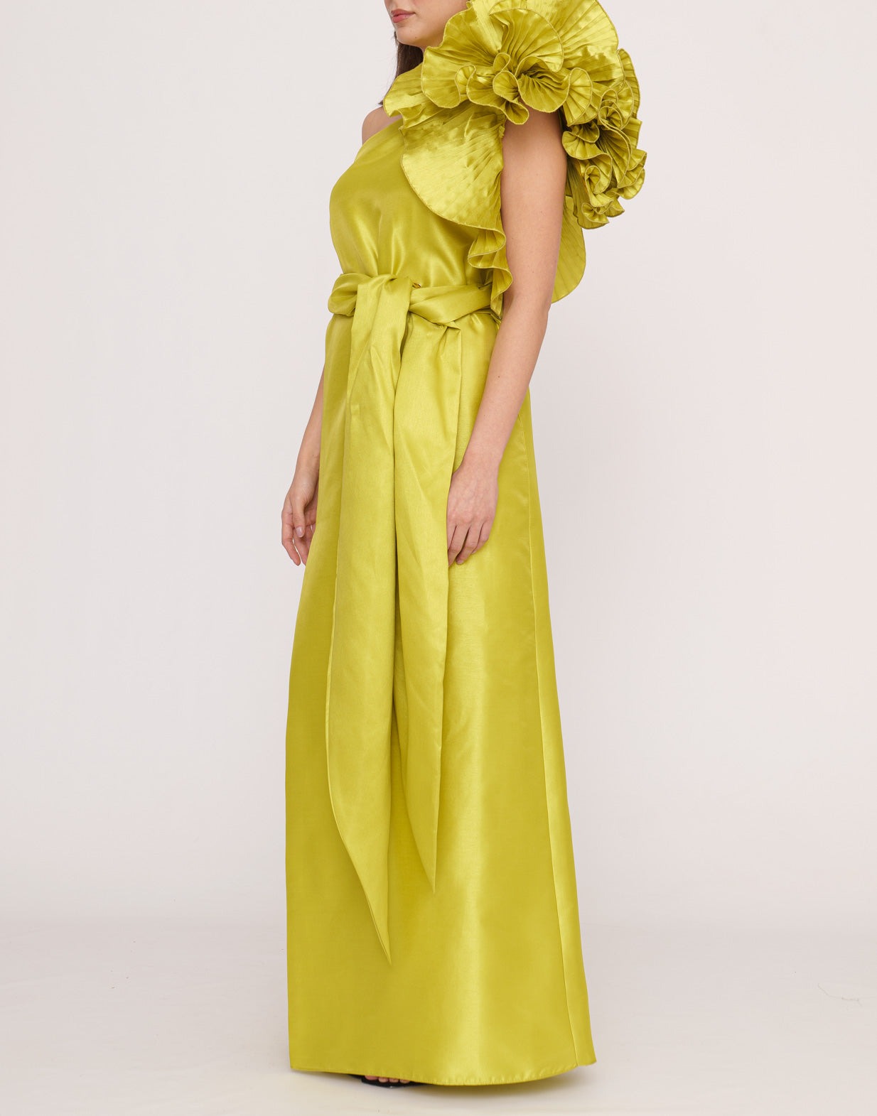 KUEA Long Dress XC24405 Lime Green