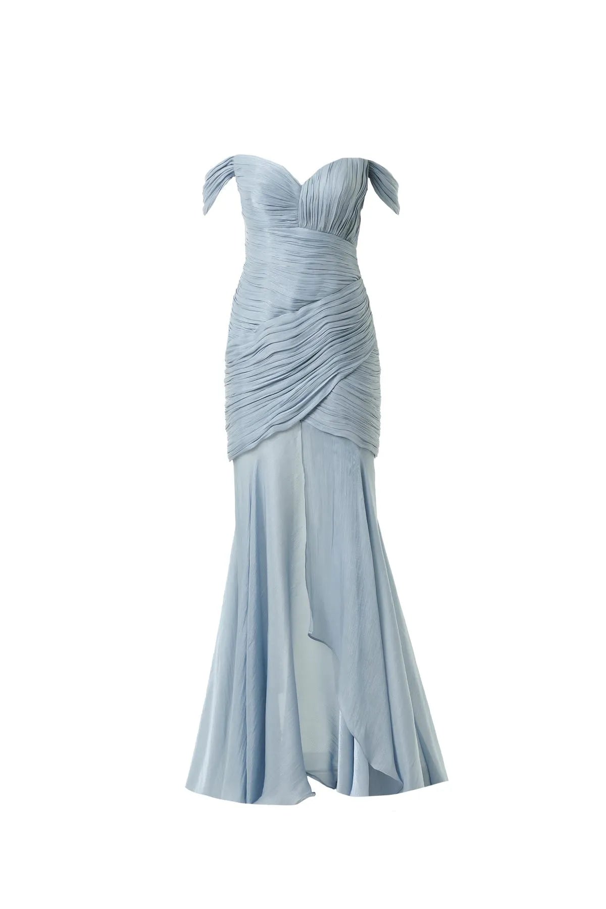 KUEA Long Dress and Stole H8 Sky