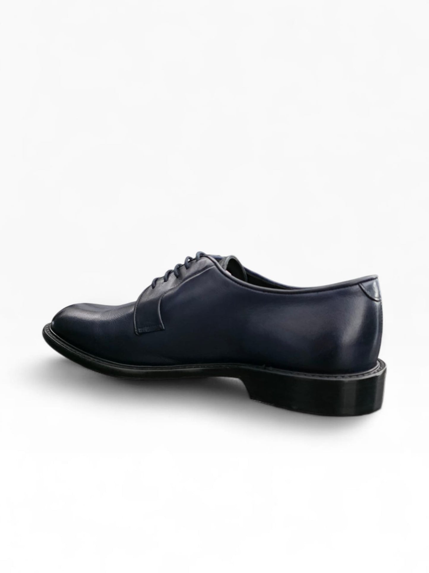 LENDINI Derby 4071 Forma 476 Fondo Cuoio Bufalo Blue