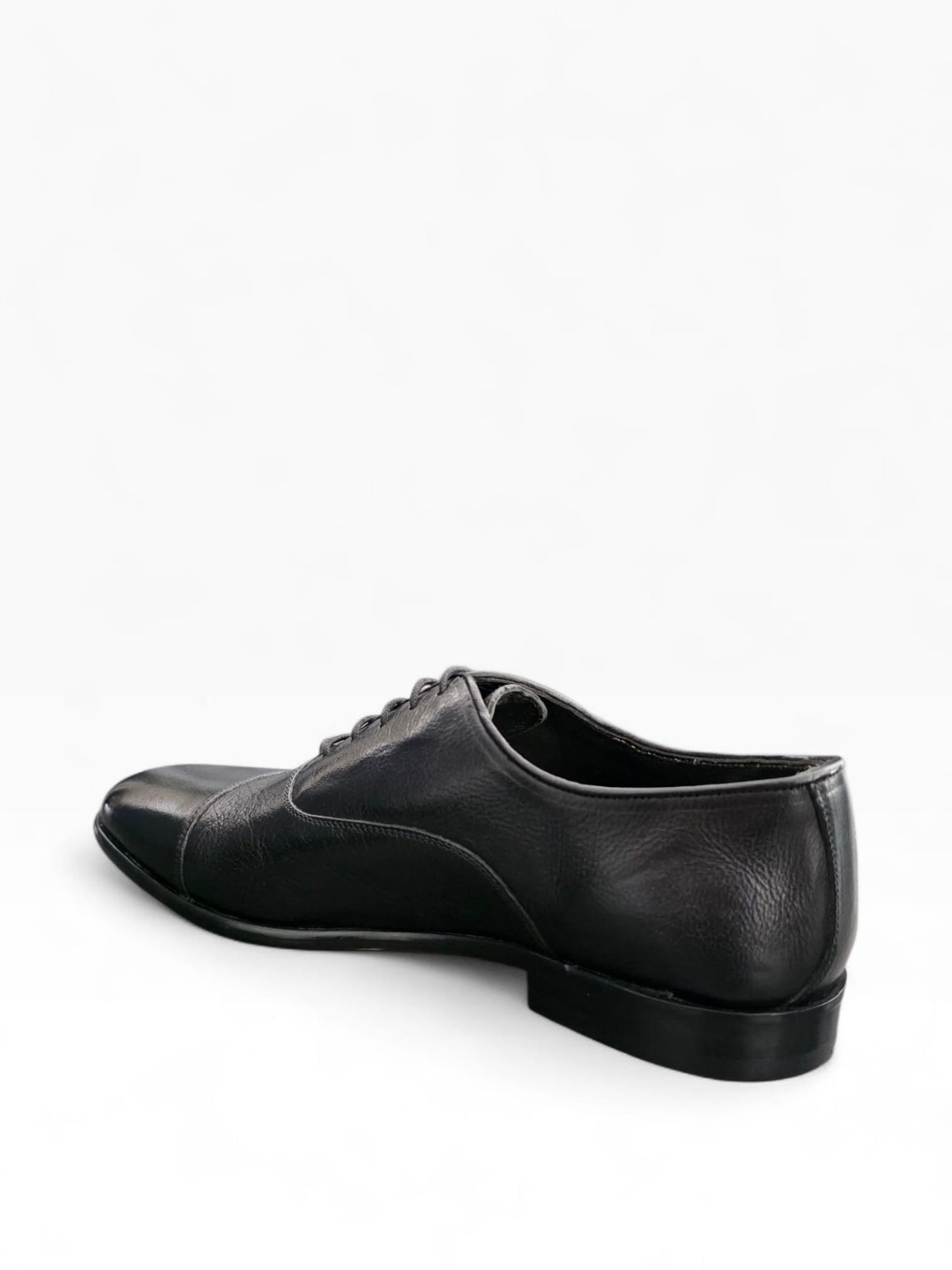 LENDINI Francesina P93 Forma 413 Fondo Cuoio Bufalo Nero