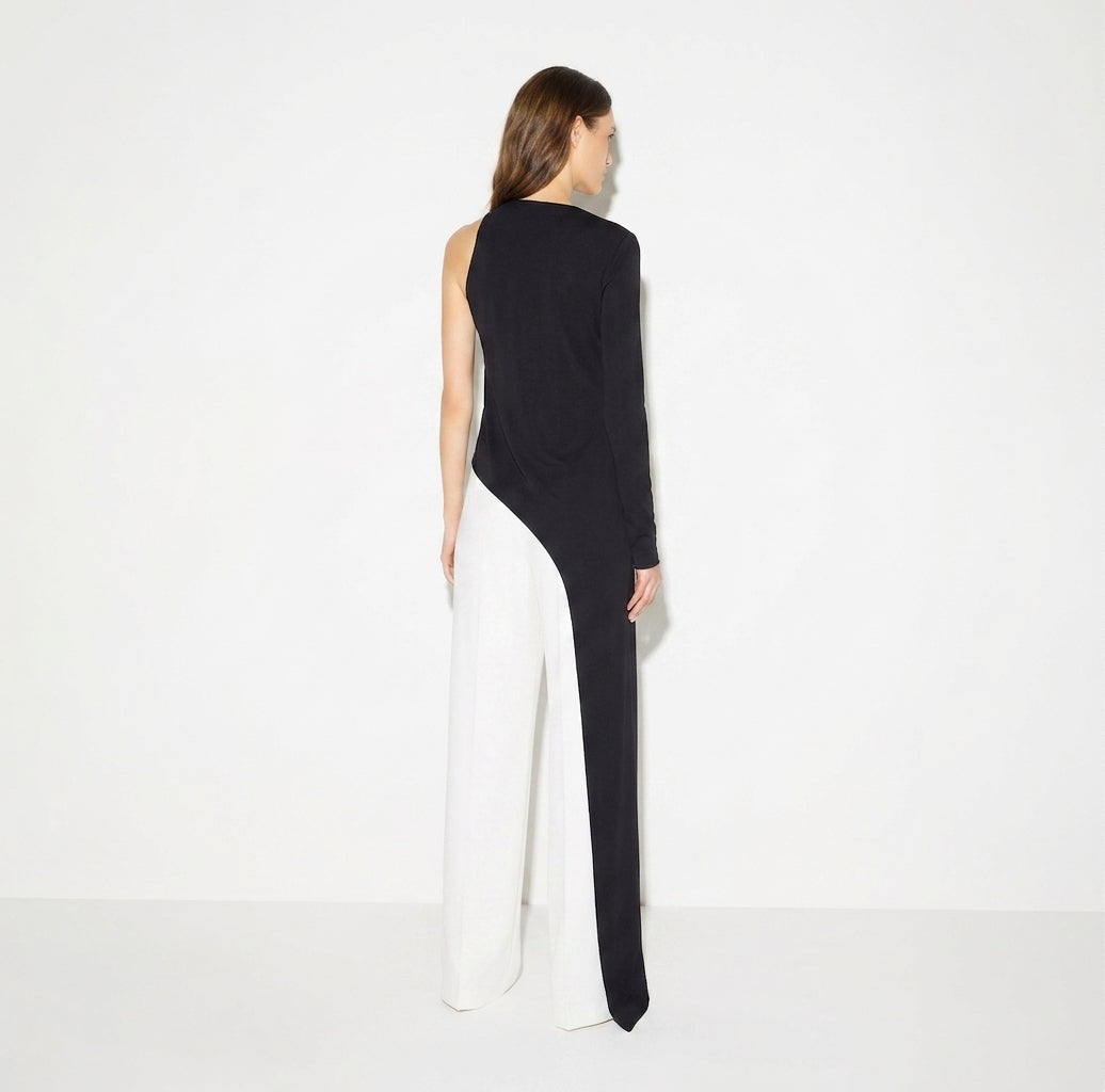 ELISABETTA FRANCHI Maglia in jersey lucido MD00367E2 Nero